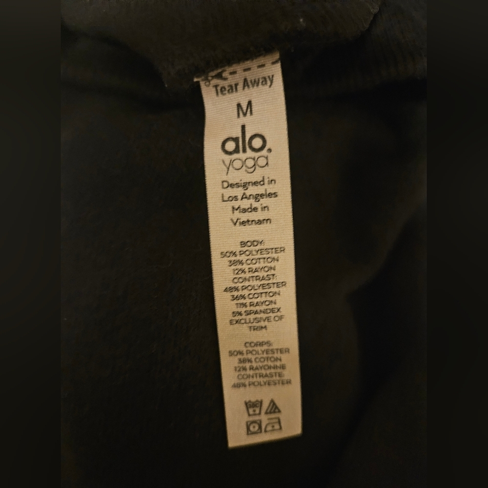 Alo Yoga-Women's Black Sweater Size M Turtle Neck. - Picture 5 of 6